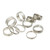  Stainless Steel Rings Assorted Design No Duplicates Randomly Picked- Pack of 6