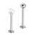 2PCS Acrylic Glow In Dark Ball Labret Studs