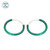 PVD Green Hoop Earring Piercing