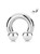 Ball Circular Barbells Horseshoe Rings Piercings Jewelry