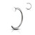 Flat Disc C Shape Nose Hoops Rings