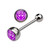 Purple Decepticon Barbell - 14g-5/8" 