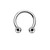 Titanium 16G Horseshoe Circular Barbells 10mm
