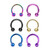 18G Horseshoe Circular Barbells Piercings 8mm