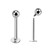 16G Ball Flat Back Studs Labret