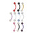 Titanium Ferido Ball Curved Barbells