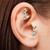 Dangle Butterfly CZ Top Tragus Barbell