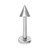 16G Spike Flat Disk Labret Studs