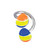UV Acrylic Half Ball Twister Rings