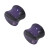 Pair of Purple Marble Style Ear Plugs
