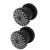 Pair of Zebra Stripes Acrylic Screw Fit Ear Plugs