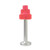 UV Red Acrylic Spike Top Labret Studs