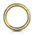1/4 inch, 9/32 inch, 5/16 inch, 11/32 inch, 3/8 inch 14k Gold Nose Rings Septum Clicker Hinged Segment Ring Cartilage Jewelry