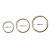 1/4 inch, 9/32 inch, 5/16 inch, 11/32 inch, 3/8 inch 14k Gold Nose Rings Septum Clicker Hinged Segment Ring Earring 16g 18g 20g