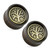 Tree of Life Ebony Wood Plugs