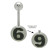 69 Hologram Logo 14g Belly Ring