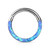 Hinged Segment Hoop Rings High Quality Precision Opal Set Front All  Surgical Steel  16 Gauge can be used on most piercings