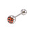 Tongue Barbell with Checker Board Design 14Ga