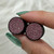 Pink Glitter Frosted Screw Fit Plugs Ear Gauges