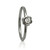 Surgical Steel Flower CZ Bendable Hoops Rings