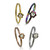 Flower CZ Bendable Hoops Rings Piercings