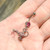 Surgical Steel 14G Externally Threaded Dangling Magic Genie Lamp Paved CZ Belly Button Ring