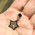 14G Paved CZ Star Dangle Belly Ring