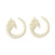 White Acrylic Ocean Wave Spiral Ear Tapers Piercings