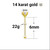 Prong Set 2mm CZ Top Nose Bone Stud