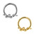 Snake Hinged Clicker Segment Ring Piercing