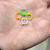 Pack of 5 Neon Enamel Coated Surgical Steel CBR Captive Bead Rings Eyebrow Cartilage 16g 8mm