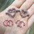 14G 2PCS Captive Bead Rings 2PCS Circular Barbell 2PCS Heart CZ Nipple Barbell Rings Piercings Jewelry