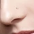 Prong Set 2.5mm Square CZ Corkscrew Nose Stud Ring