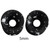 4g black silicone ear gauges flexible ear tunnels plugs stretchers expander double flared flesh ear piercing jewelry 5mm 3/16