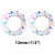 1/2 glitter soft silicone ear gauges skin flexible flesh tunnel earrings earlobe expander stretching gauge earlets 12mm