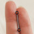 14G Flat Disc Star Staple Surface Barbell Piercings Jewelry