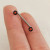 316L Surgical Steel Internally Threaded Staple Surface Piercings