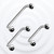 Internally Threaded Yin Yang Logo Flat Disc Staple Barbells