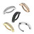 Titanium 14G CNG Set CZ Hinged Clicker Hoop Belly Button Ring