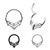 Spiderweb Hinged Segment Septum Ring