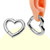 2G Clicker Heart Ear Weights