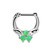 Light Green Opal Hinged Nose Ring