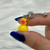 Dangle Duck CZ Belly Button Rings
