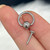 Externally Threaded Door Knocker Flat Back Labret Studs