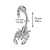 14G Scorpion Reverse Belly Ring