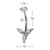 Triple Marquise CZ Belly Button Ring