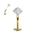 PVD Gold Threadless Floating Convex Base Belly Rings