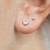 Titanium Earrings CZ Studs