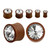 Sawo Wood Double Flare Ear Gauges