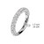 Triple Side Paved CZ Hinged Clicker Hoops Segment Rings Piercings Jewelry